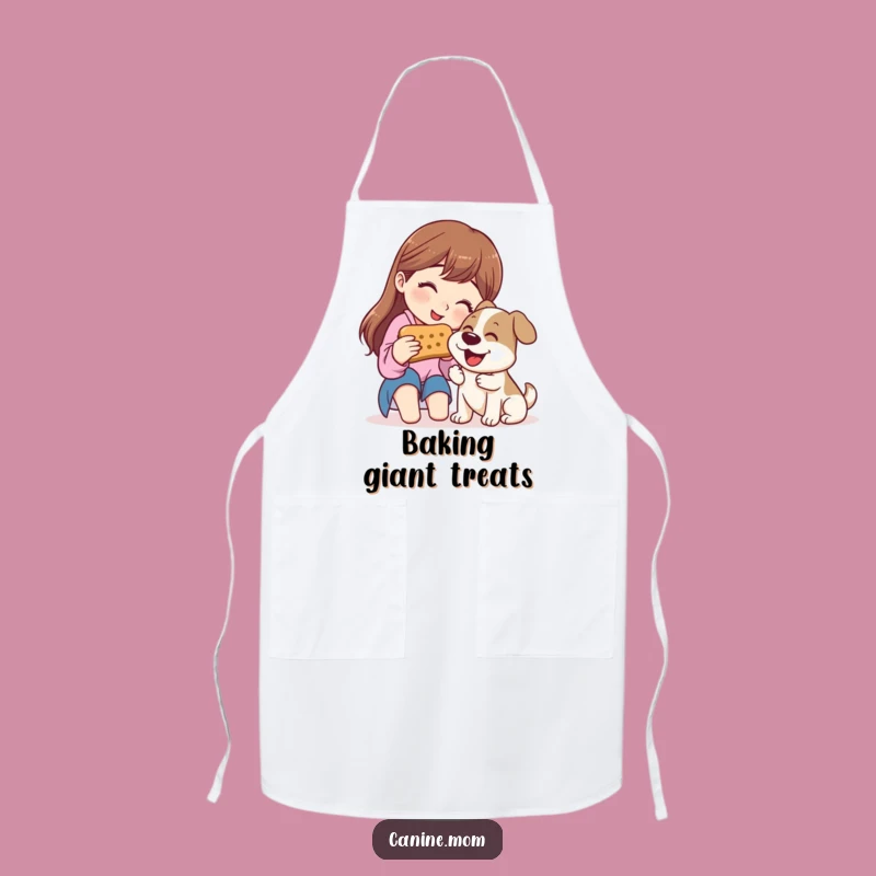 Funny Sharing Dog Apron - Perfect for Cooks Who Love Sharing with Pups