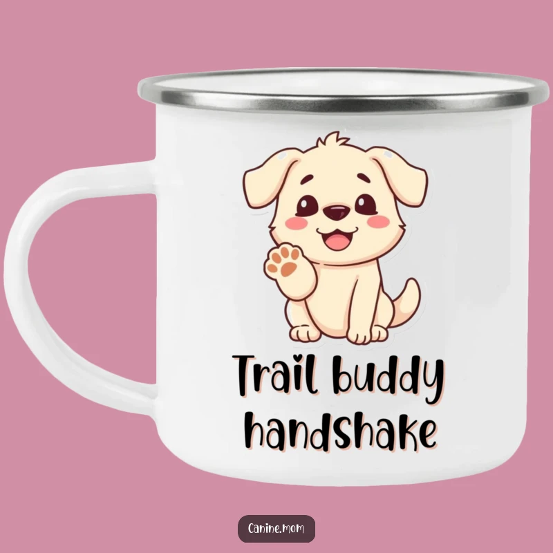 Funny Dog Paw Camping Mug: Friendly Sips on Adventure, Gift Idea