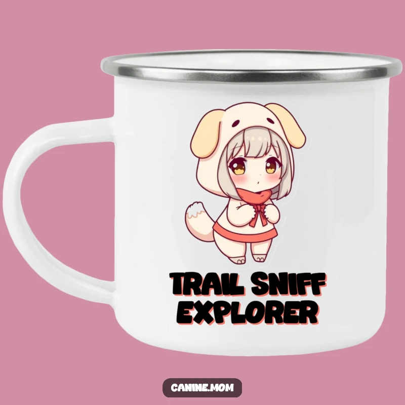 Funny Dog Costume Camping Mug - Playful Outdoor Gift for Dog Lovers