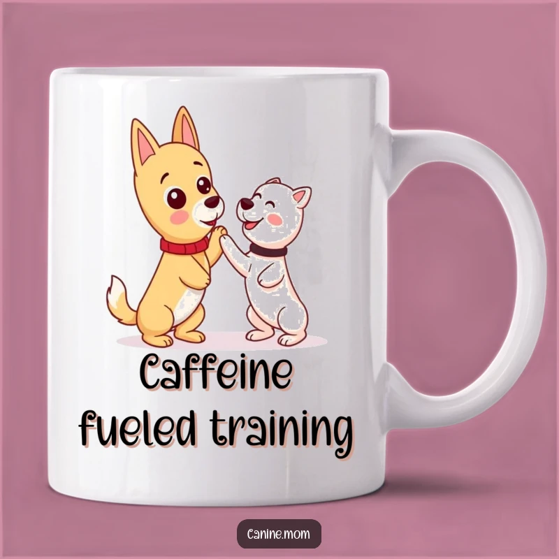 Funny Kawaii Dog Lady Mug: Training Tricks - Perfect Funny Gift!