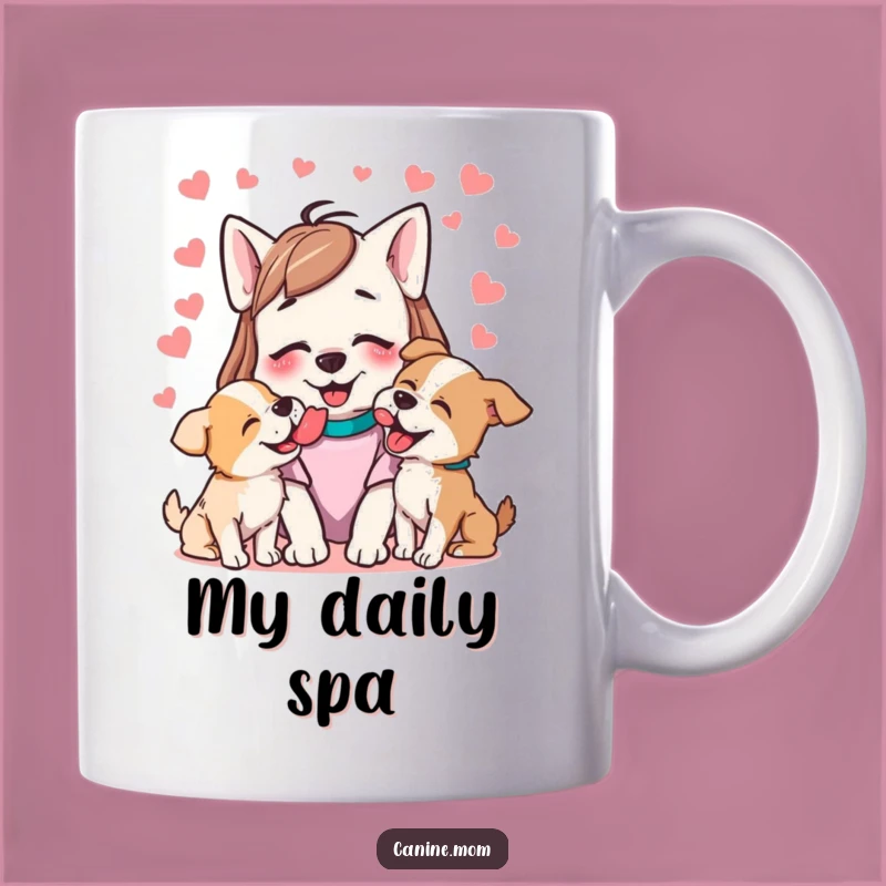 Funny Dog Lick Attack Mug - Hilarious Dog Mom Gift