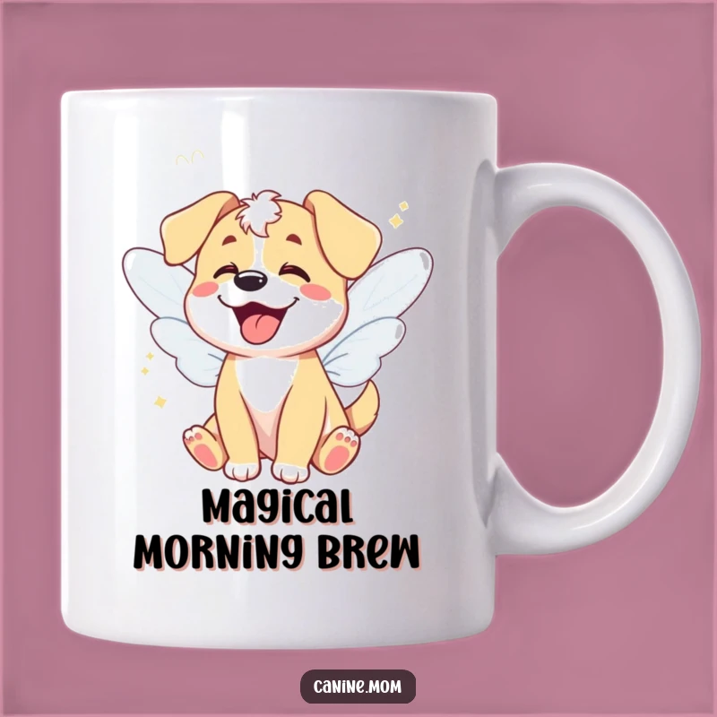 Funny Fairy Dog Mug - Magical Giggles and Enchanted Fun Gift