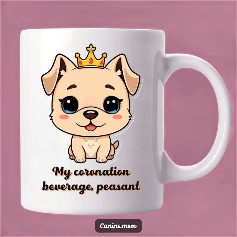 Funny Royal Dog Mug - A Regal Pooch Perfect for a Laughing Gift