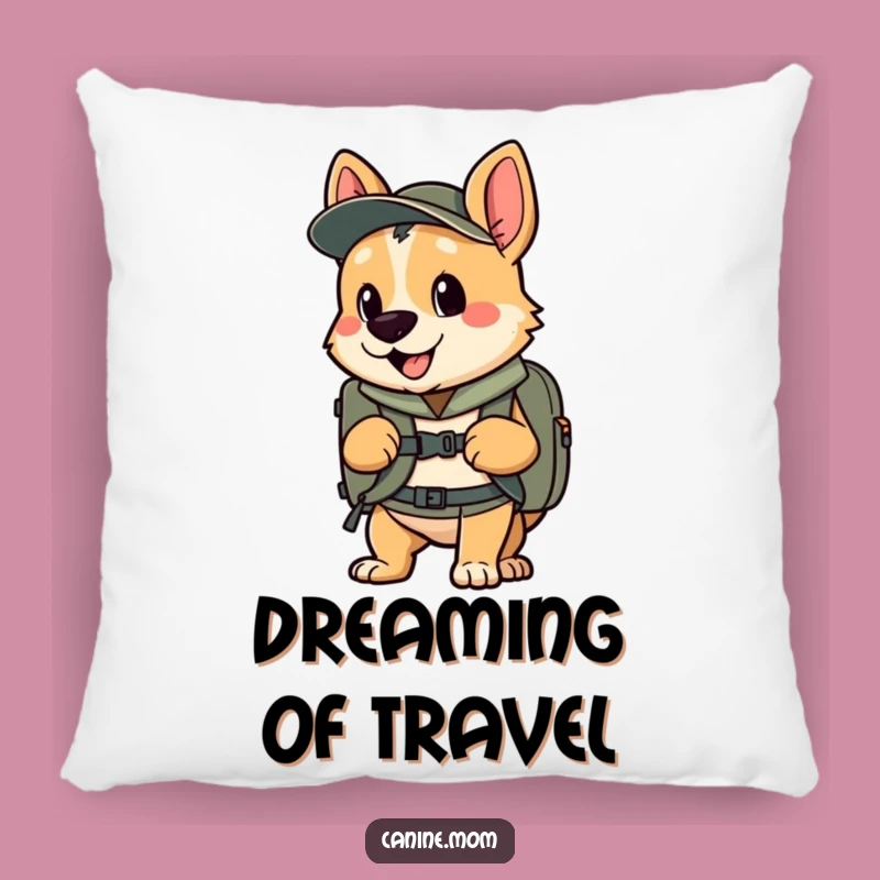 Funny Adventure Dog Pillow - Cozy Comfort for Your Journeys Gift