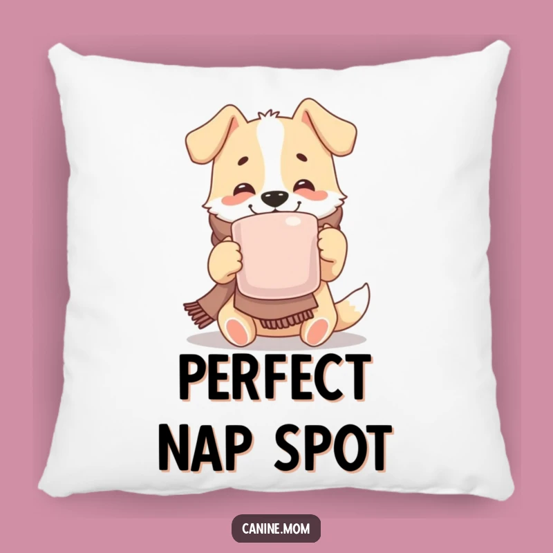 Funny Cozy Dog Pillow: Snuggle Up with Warmth and Joy