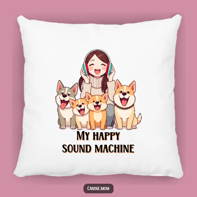 Funny Earmuff Dog Lover Pillow: Comfy and Hilarious Accent for Dog-Obsessed Homes