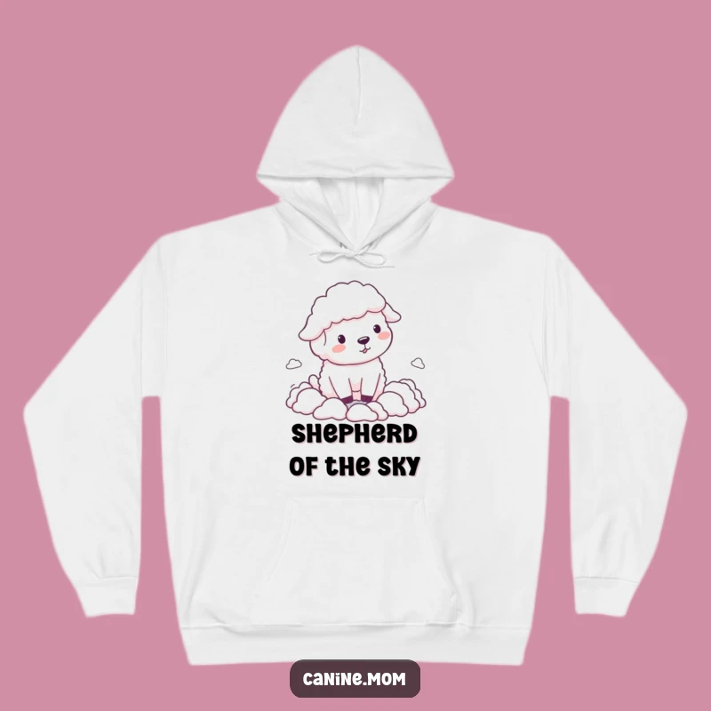Funny Sheepdog Herding Clouds Hoodie: Cozy & Hilarious Dog Lover Gift!