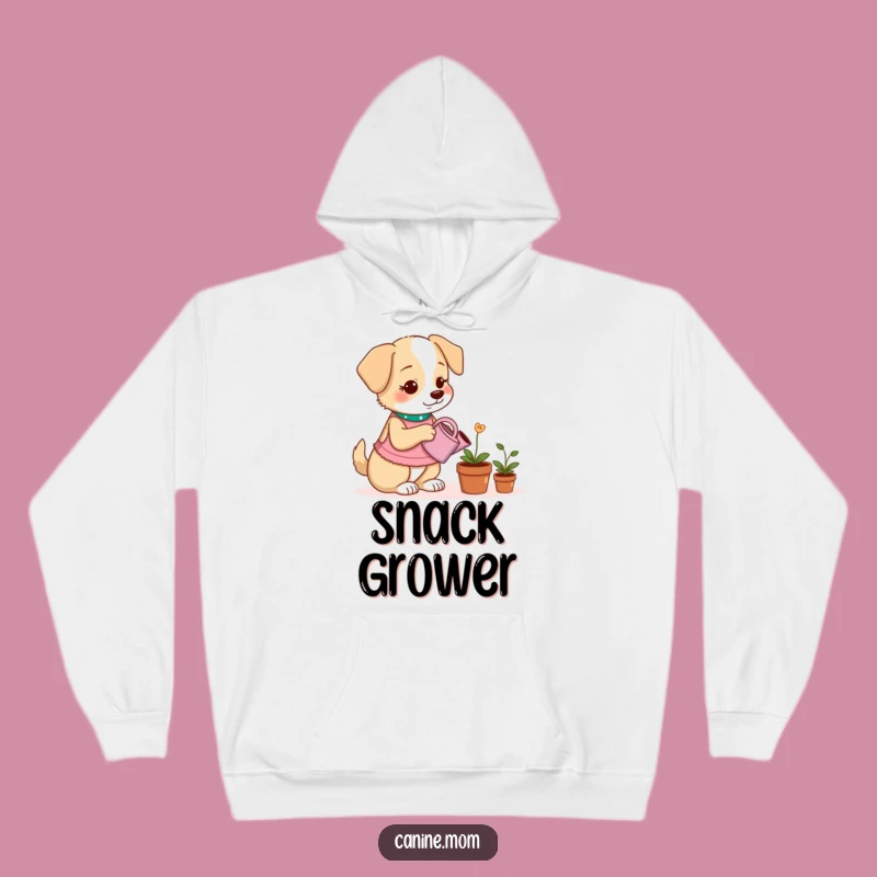 Cozy Funny Dog Treat Plant Hoodie - Warm Gift for Dog Moms