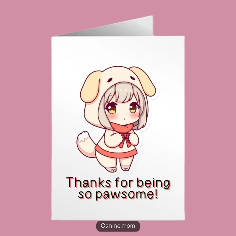 Free Printable Thank You Card: Grateful Bark, Humorous Downloadable Thanks