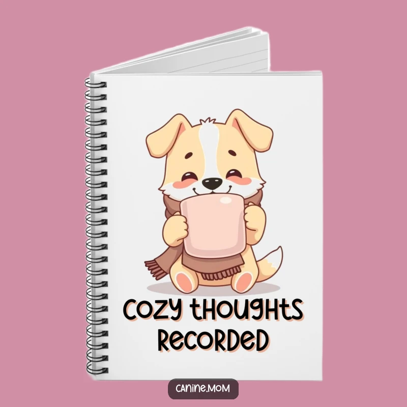 Funny Cozy Dog Notebook: Jot Down Joyful Thoughts and Warm Ideas