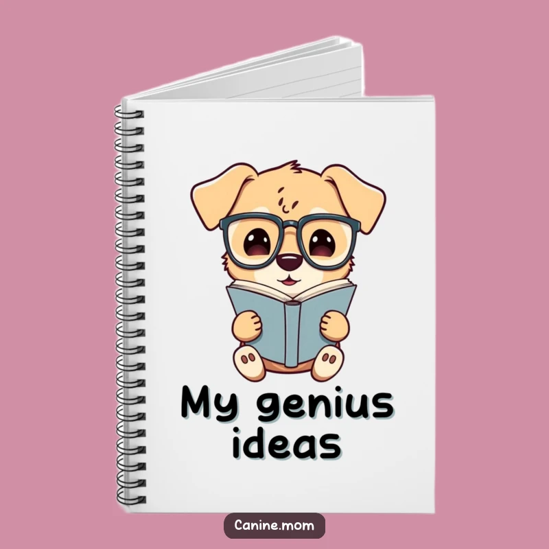 Funny Curious Dog Notebook: Jot Down Ideas with this Scholar Pup's Journal