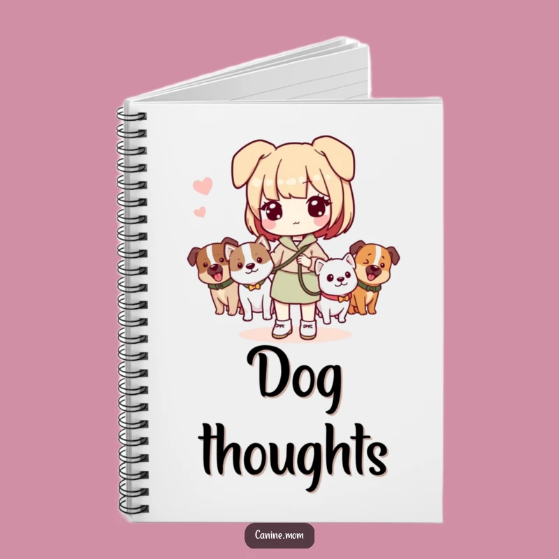 Funny Dog Lady Notebook: Jot down notes with your furry friends in mind with this funny notebook, a great funny gift.