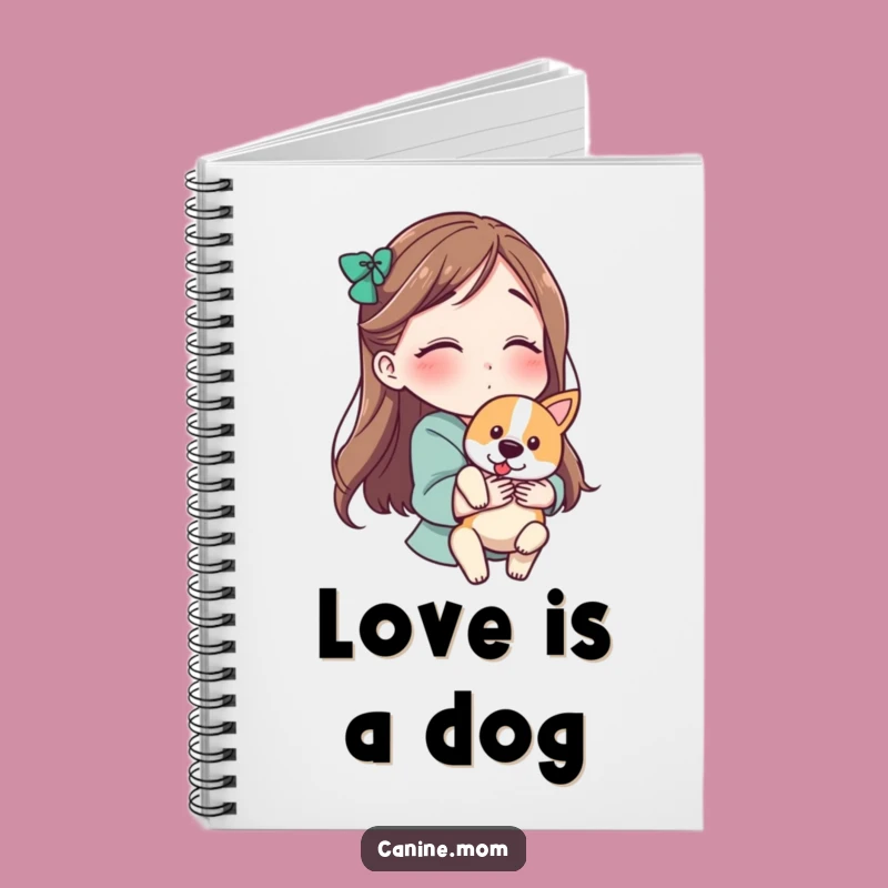 Funny Dog Lover Notebook: Kissing Your Dog, Hilarious Journal for Pet Parents