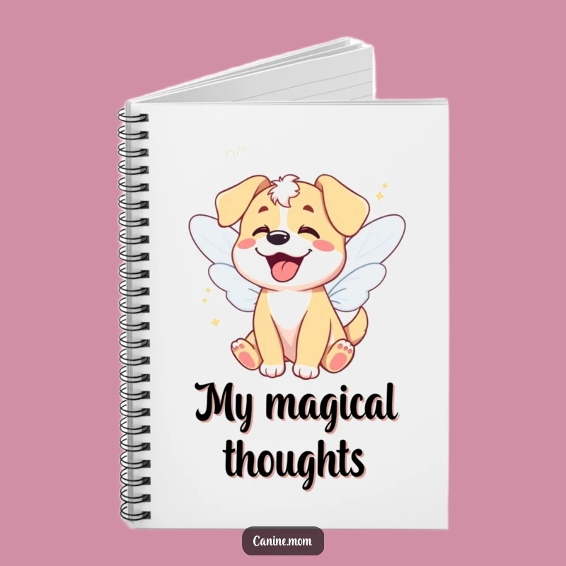 Funny Fairy Dog Notebook - Jot Down Magical Ideas Gift