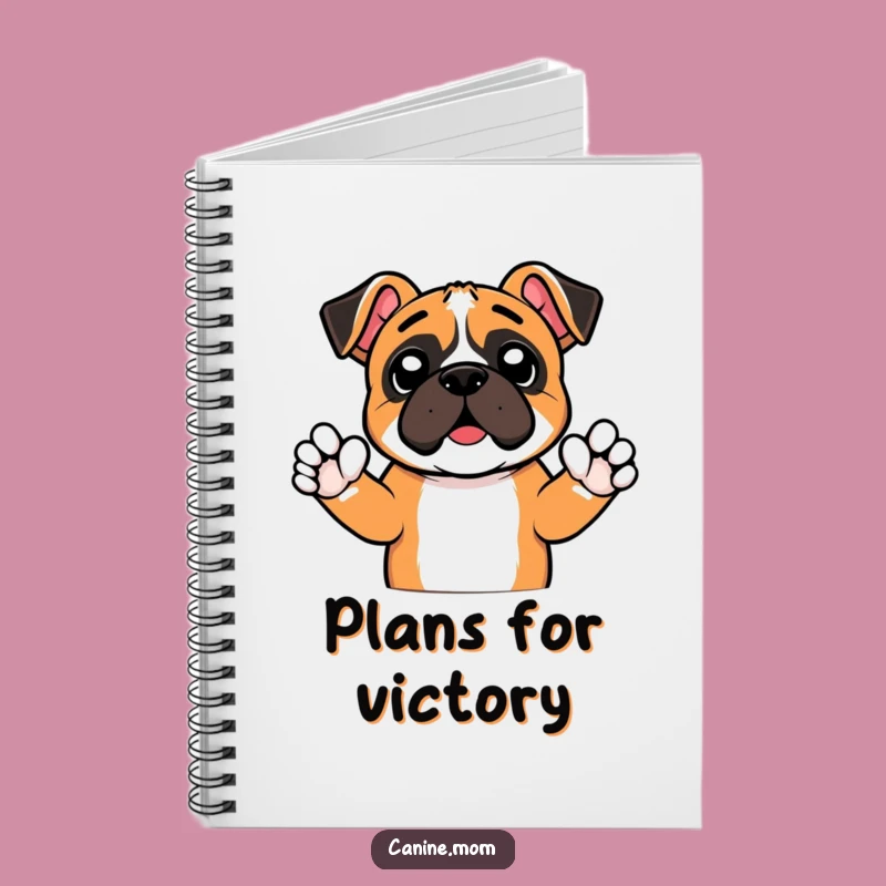 Funny Boxer Cheer Paws Notebook - Jot Down Winning Ideas!