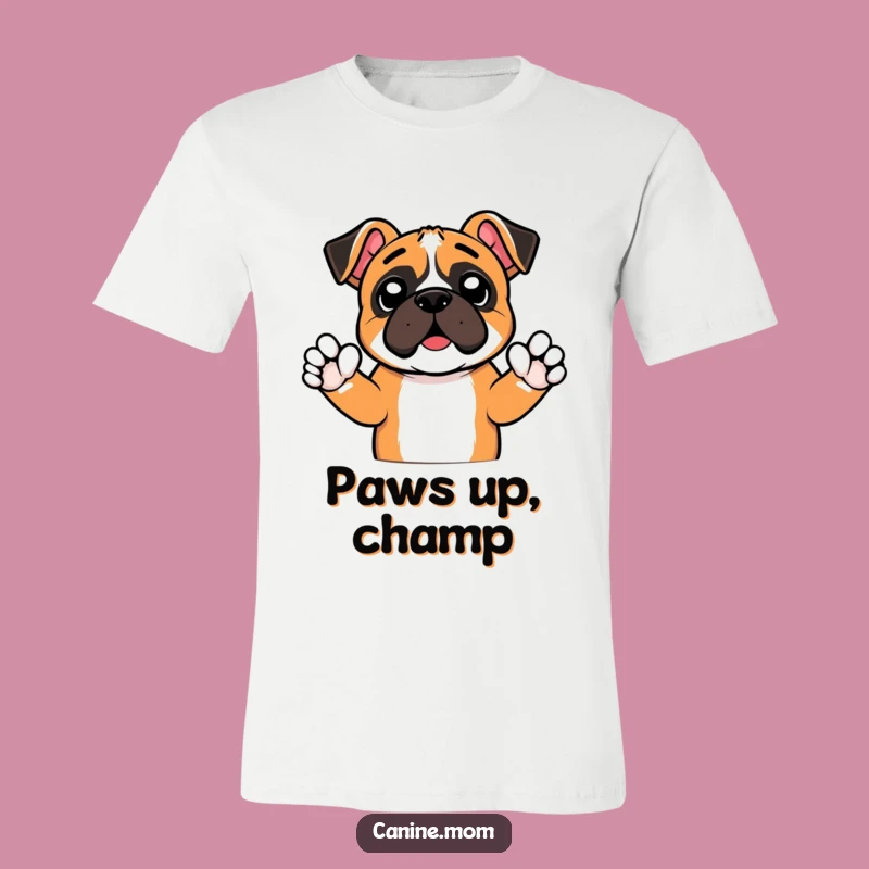 Funny Boxer Cheer Paws T-Shirt - Wear Your Winning Spirit!