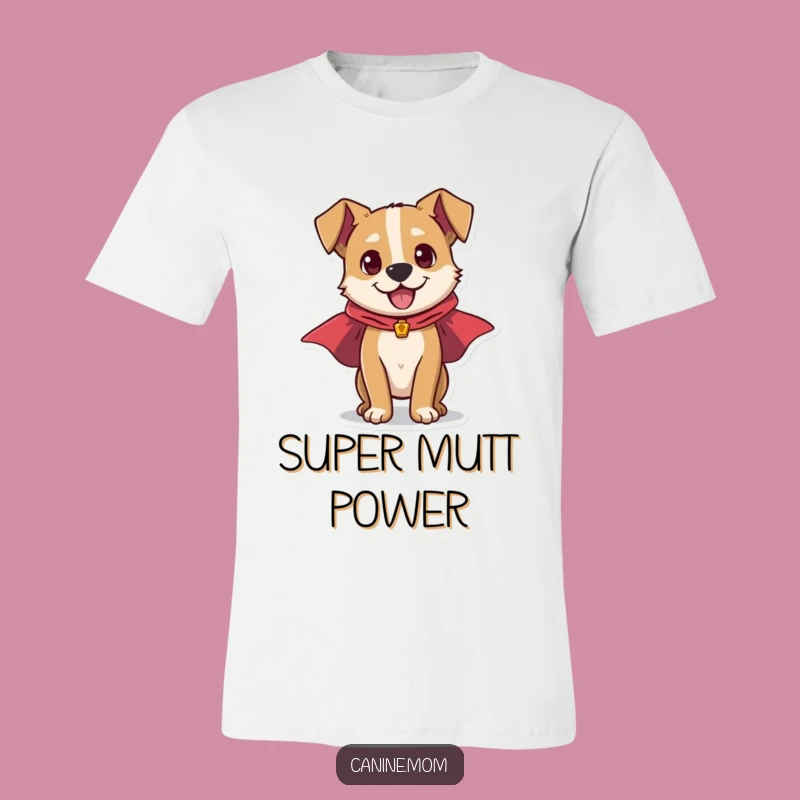 Funny Superhero Dog T-Shirt: Unleash Your Power with this Energetic Canine Tee