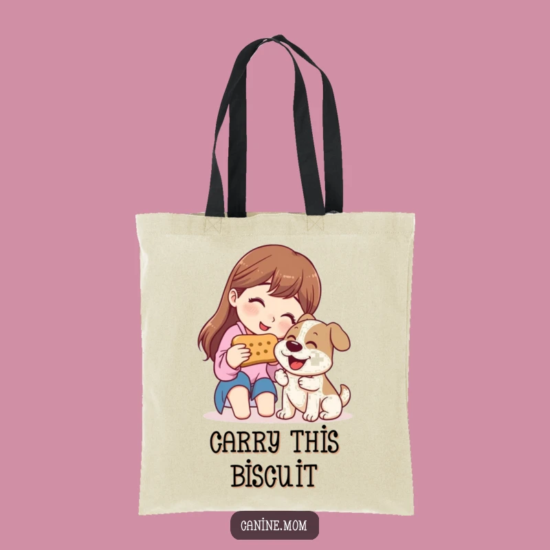Funny Sharing Dog Tote Bag - Perfect for Treat Runs & Everyday Errands